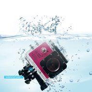 Meree D152 SJ7000 Sport Action Vedio Camera Full HD 1080P Waterproof Wifi Camcorder (Pink)