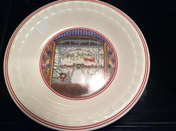 Watkins Fireside French Apple Pie Baking Plate with Recipe (2000)