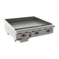 Vulcan 936RX Heavy Duty Gas Griddle 36" W x 24" D plate 81,000 BTU countertop