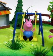 PEPPA PIG 12 Piece Birthday CAKE Topper Set, Featuring Peppa Pig and George Pig, Decorative Themed Accessories... N7