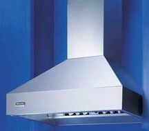 Viking VCWH3648WH: 36" Wide Chimney Wall Hood, No Brass Accent