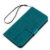 J7 Case,Samsung Galaxy J7 Case (2015 Version) - Wallet Embossed Butterflies Tree Premuim PU Leather Soft TPU Inner... N31