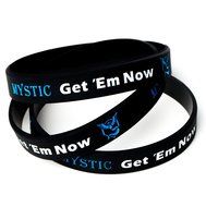 Pokemon Go Theme Silicone Wristband Bracelets [Set of 3] - Mystic [Blue] (1), Valor [Red] (1), Instinct [Yellow... N20