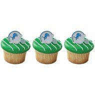 Detroit Lions Cupcake Rings 24 Count