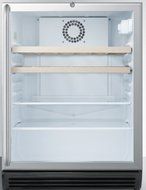 Summit SCR600LOSRC 5.5 cu.ft. Capacity Outdoor Refrigerator Automatic Defrost Adjustable Glass Shelves Adjustable...