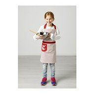 IKEA Vinter 2016 Childrens Apron, Red and White