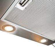 30 Inch Wall Mount Stainless Steel Kitchen Range Hood with Glass Canopy N2
