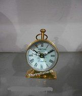Vintage Nautical Roman Counter Table Top Full Brass Clock A Home Decor Item