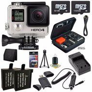 GoPro HERO4 Black Edition 4K Action Camera Camcorder 48GB Bundle 3
