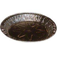 8" Round Medium Aluminum Pie Container - 400 per case