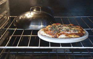 Pizzacraft PC0003 8" Round Ceramic Mini Baking/Pizza Stones, Set of 4 N3