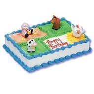 Farm Animals Themed Birthday Cake Kit