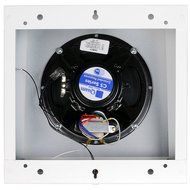 Quam SYSTEM 3/VC 8" Slanted Speaker w/Volume Control 5W-25/70V White N4