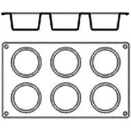 Matfer Bourgeat 257915 Gastroflex Silicone Muffin Pan Mold