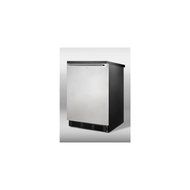 Summit Commercial Series FF7LBLSSHH 24" 5.5 cu. ft. Compact Refrigerator with Automatic Defrost Adjustable Glass...