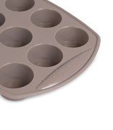 Internet&rsquo;s Best Silicone Cake Mold | 12 Cup | Cupcake Tray | Cake Baking Mold | BPA Free | Dishwasher Safe N2