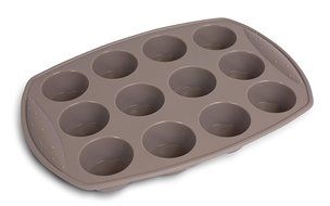 Internet&rsquo;s Best Silicone Cake Mold | 12 Cup | Cupcake Tray | Cake Baking Mold | BPA Free | Dishwasher Safe N3