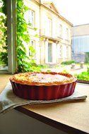 Quiche Dish - 11" - Deep - Red N2