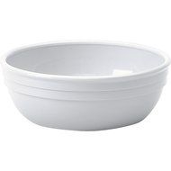 Cambro 100CW148 Camwear White 12.5 Oz. Nappie Bowl - 48 / CS