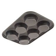 Six Cup Muffin Pan - Non Stick - Carbon Steel - 10 1/2 X 7 1/2 X 1" N4