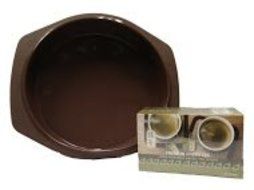 Agora Silicone 9 Inch Deep Round Cake Pan color Brown 1 pcs + Free Tupperware Green Tea 1 Box