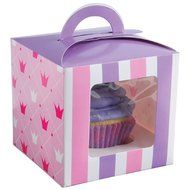 TwiceBooked Princess Party Cupcake Party Set of 24 - Cupcake Boxes, Liners &amp; Flag Picks N3