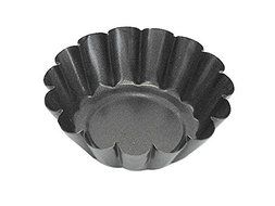 CybrTrayd R&amp;M 2.5&quot; Non-Stick Tart Pan, Dark Grey