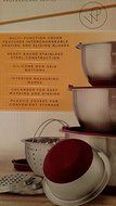 Wolfgang Puck Mixing Bowl set 12 pc (red) N3