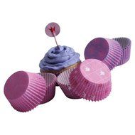 TwiceBooked Princess Party Cupcake Party Set of 24 - Cupcake Boxes, Liners &amp; Flag Picks N4