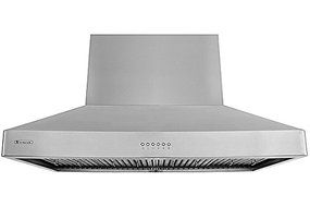 XtremeAIR Deluxe Series DL08-W48, 48", LED lights, Baffle Filters W/ Grease Drain Tunnel, Wall Mount Range Hood N7