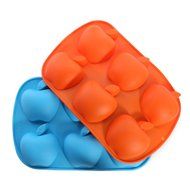 Cake Bread Molds, 2PCS YYP [6 Cavity Apple Shape Mold] Silicone Cake Bread Making Mold for Home Baking - Reusable... N3