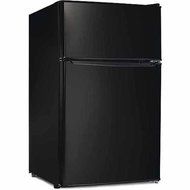 Galanz 3.1 cu ft DoubleDoor Refrigerator, Black