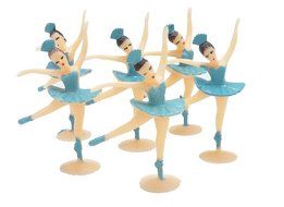 12 Ballerinas Party Favors Ballerina Cupcake Toppers