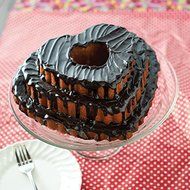 Nordicware 89937 Tiered Heart Bundt Pan, Silver N2