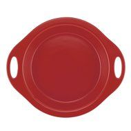 Rachael Ray Stoneware 9-Inch Pie Baker, Orange N8