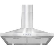 Perfetto Kitchen and Bath 30" Convertible Wall Mount Range Hood in Stainless Steel with LEDs and Push Controls N9