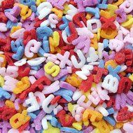 Marshalls Creek Spices All Natural Vegan Cake Decorations, Sprinkles, Rainbow Alphabet, 16 Ounce N45