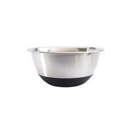 Focus Foodservice 873SBK Stainless Steel Mixing Bowls with Non-Skid Silicone Bottoms, 6-1/2 Quarts, 11-3/4" x...