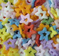 Marshalls Creek Spices All Natural Vegan Cake Decorations, Sprinkles, Rainbow Alphabet, 16 Ounce N52