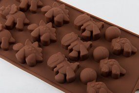 12 Hole Dinosaur Cake Pudding Jelly Chocolate Mold Handmade DIY Soap Candle Ice Mould for Kids N4