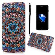 Badalink iPhone 7 Plus 3D Basso-relievo Case (5.5") Shockproof Drop Protection TPU Flexible Easy Grip Bumper Slim... N32