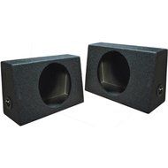 (2) Qpower QBOMB Single 12 Subwoofer Boxes