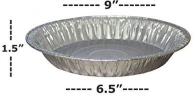 Pactiv Disposable 9-inch Aluminum Foil Tart/Pie Pans (Pack of 20)