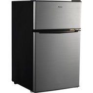 Amana 3.1 Cu. Ft. Compact Two-Door Refrigerator, AMA31S1, Stainless Steel, Compressor cooling CFC-free for environmental...