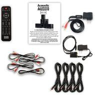 Acoustic Audio AA5104 Home 5.1 Speaker System with Bluetooth Optical Input and 4 Extension Cables N2