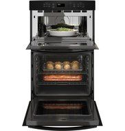 GE JK3800DHBB 27" Black Electric Combination Wall Oven N3