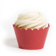 Dress My Cupcake Standard Red Cupcake Wrappers, Set of 12