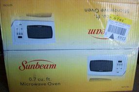 Sunbeam 0.7 cu. ft. 700 Watt Digital Display Compact Countertop Microwave Oven (SGT1701) N4
