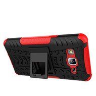 Galaxy On5 Case, MCUK Heavy Duty Rugged Dual Layer - Soft/Hard Shell 2 in 1 Tough Protective Cover Case with Kickstand... N3