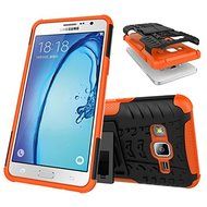 Galaxy On5 Case, MCUK Heavy Duty Rugged Dual Layer - Soft/Hard Shell 2 in 1 Tough Protective Cover Case with Kickstand... N6
